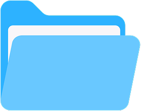 impacto visual blue folder 